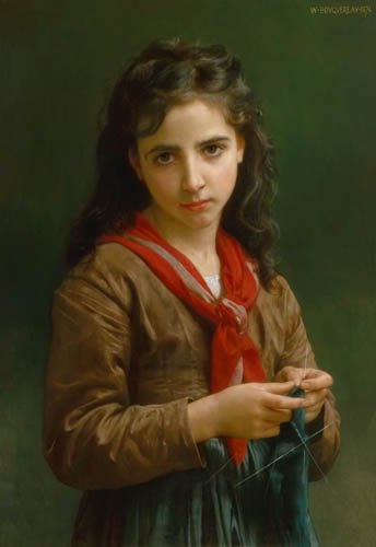 Young Girl by William Adolphe Bouguereau